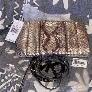 Michael Kors Daria pleated clutch